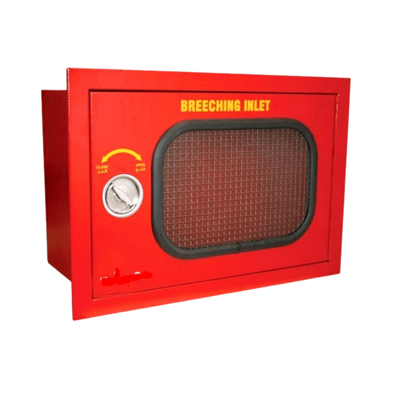 2‑Way Breeching Inlet Cabinet – Recessed, Full SS304 (LDR096 SSGD)