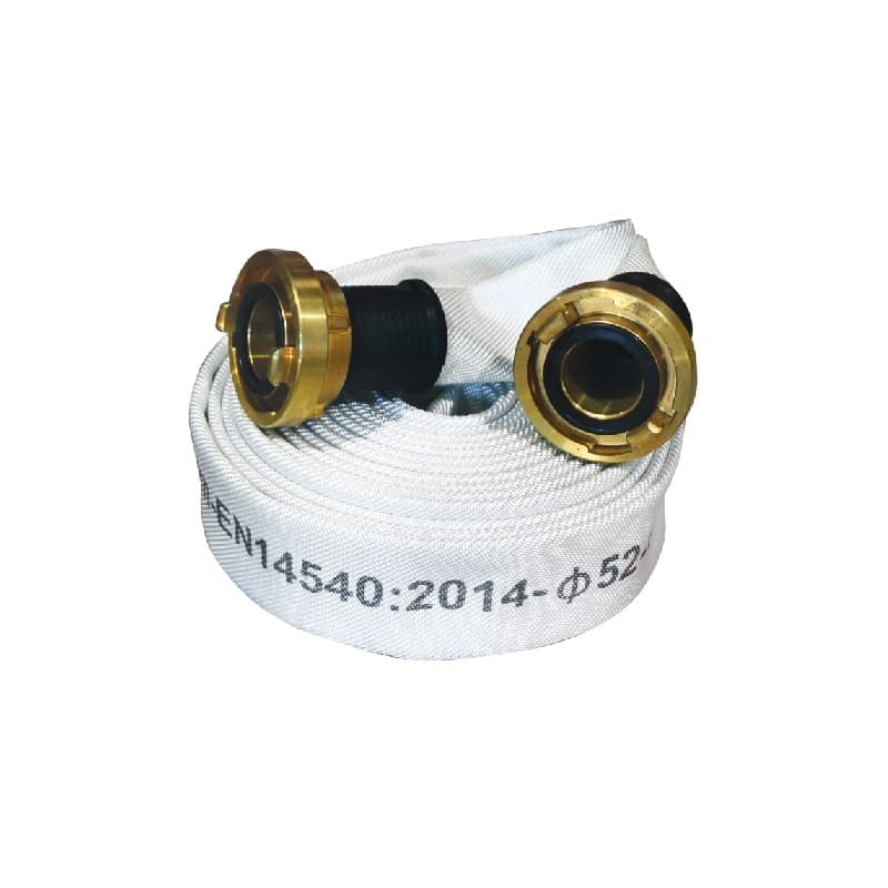 2 Inch x 30 Mtr Fire Hose Lloyds Approved With 2 Inch Coupling, Brass