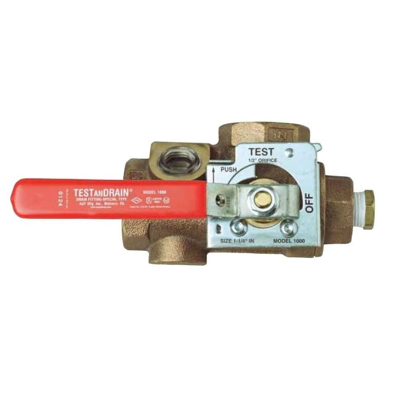 test-and-drain-valve