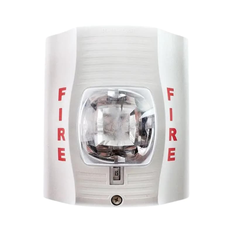 Amber Strobe, White Housing, Multi-Candela, “Alert”