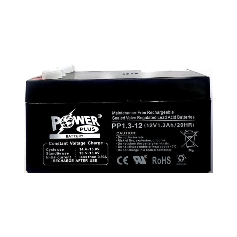 Battery 12V 1.3Ah Vrla Smf (MOQ-3Pcs)