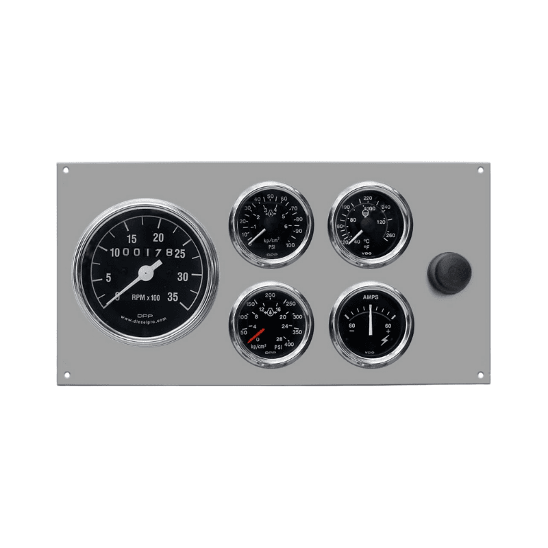Black Stallion Diesel Engine Instrumentation Panel