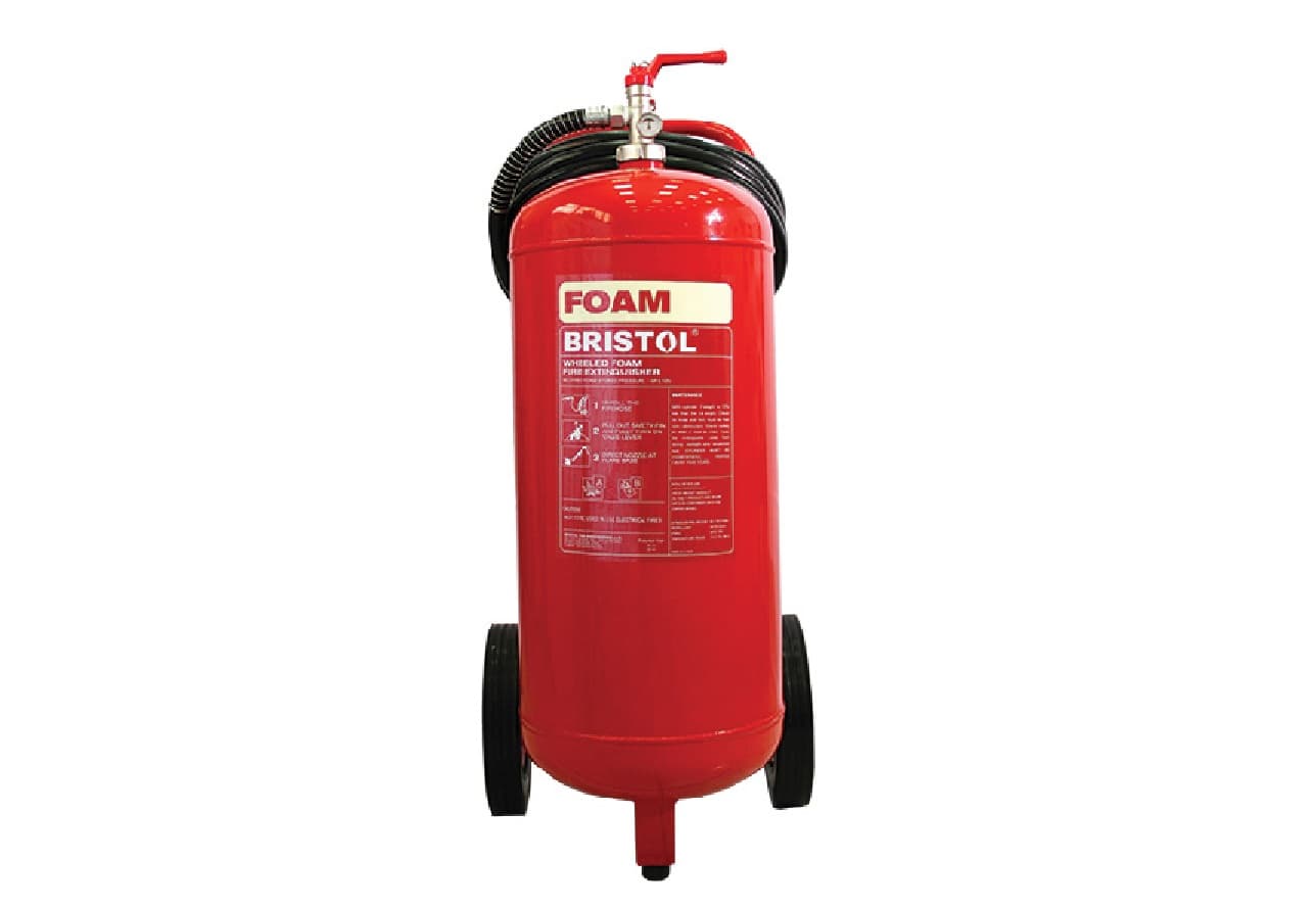 bristol-mfe10n-132l-35gal-foam-trolley-pressure-type-extinguisher