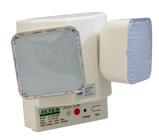 Denko DL2018NM Twin Surface Mounted Emergency Light