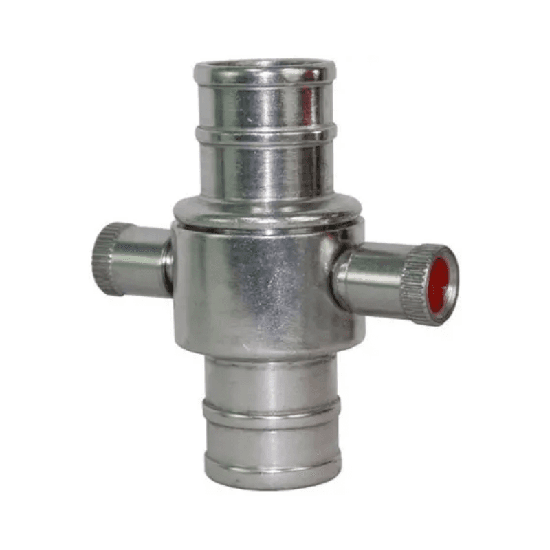 Double Head Standpipe with 2× 2.5″ BS336 Aluminium Morris Couplings