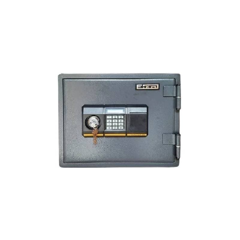 Eiko – Fire Resistant Safe Digital Lock and 1 Keylock, Dark Grey – BES-9PK