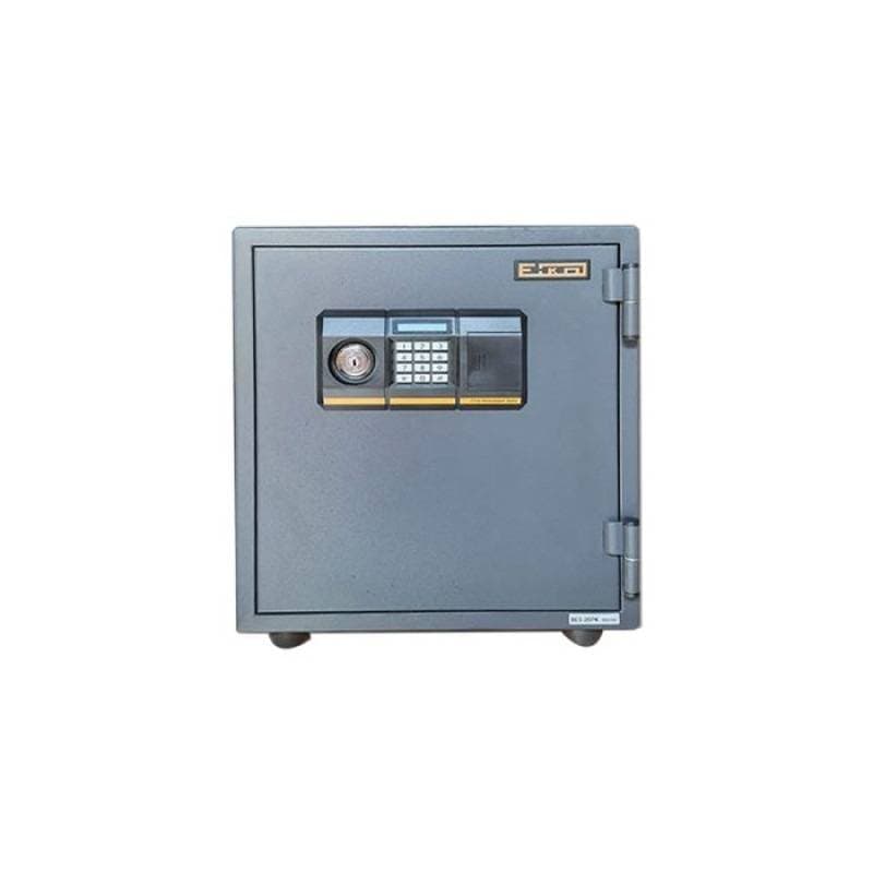 Eiko – Fire Resistant Safe Digital Lock and 1 Keylock, Grey – BES-25PK