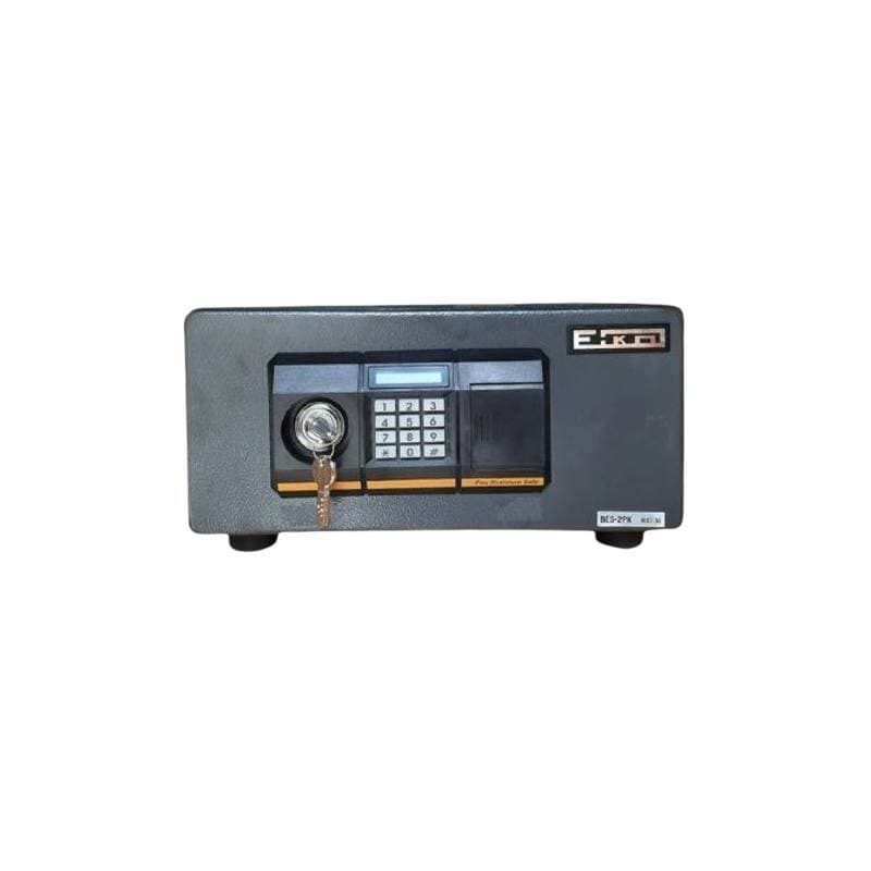 Eiko – Fire Resistant Safe Digital Lock and 1 Keylock, Grey – BES-2PK
