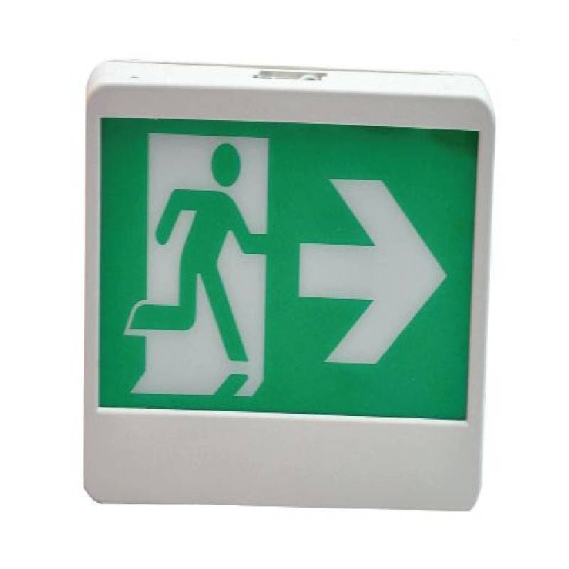 Escalux – Chrome ESC4381 Exit Luminaire Wall/Ceiling Mounted LED