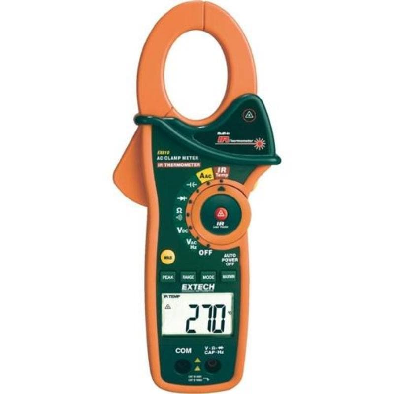 Extech – 1000A AC Clamp Meter with IR Thermometer – EX810