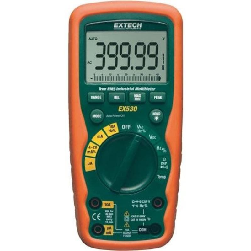 Extech – 11 Function Heavy Duty True RMS Industrial Multimeter – EX530