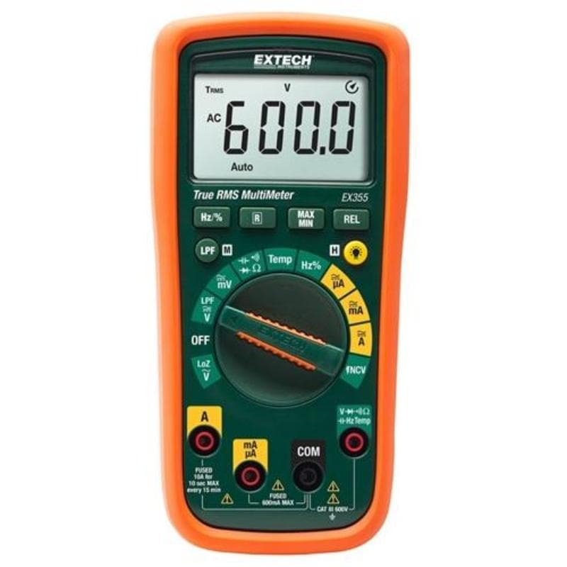 Extech – 11 Function True RMS Multimeter, NCV – EX355