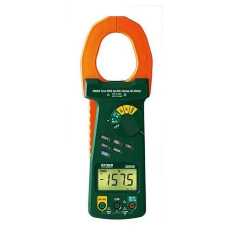 Extech – 2000A True RMS AC/DC Clamp Meter – 380926