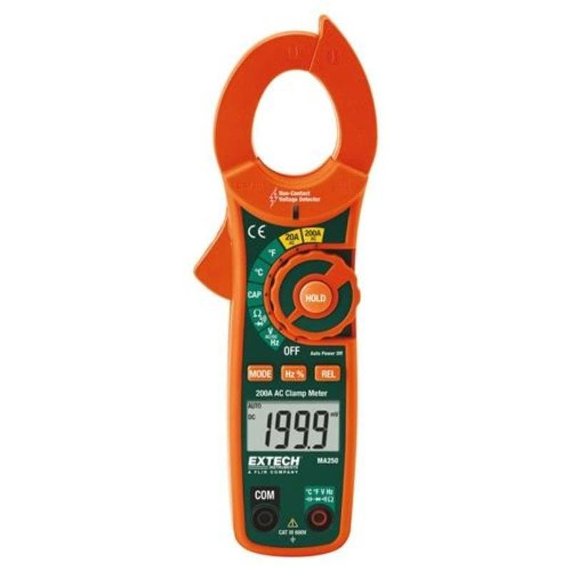 Extech – 200A AC Clamp Meter with NCV – MA250