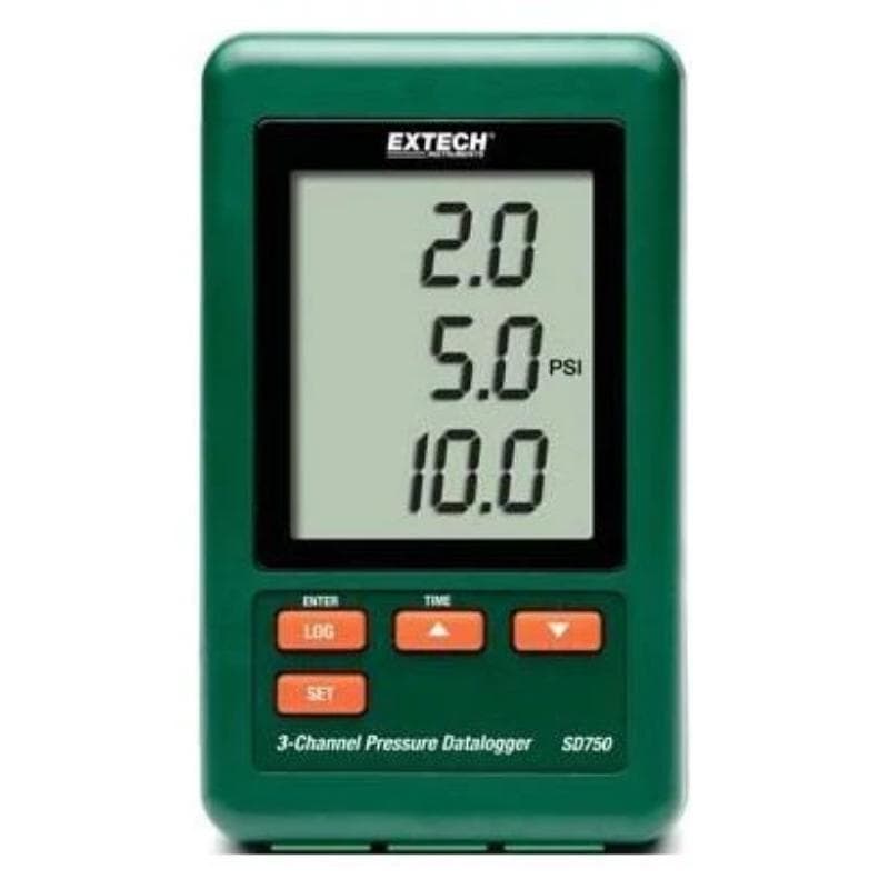 Extech – 3-Channel Pressure Datalogger – SD750