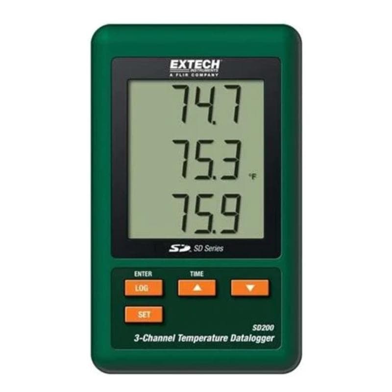 Extech – 3-Channel Temperature Datalogger – SD200