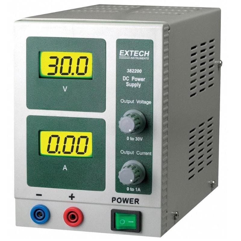 Extech – 30V/1A Single Output DC Power Supply – 382200
