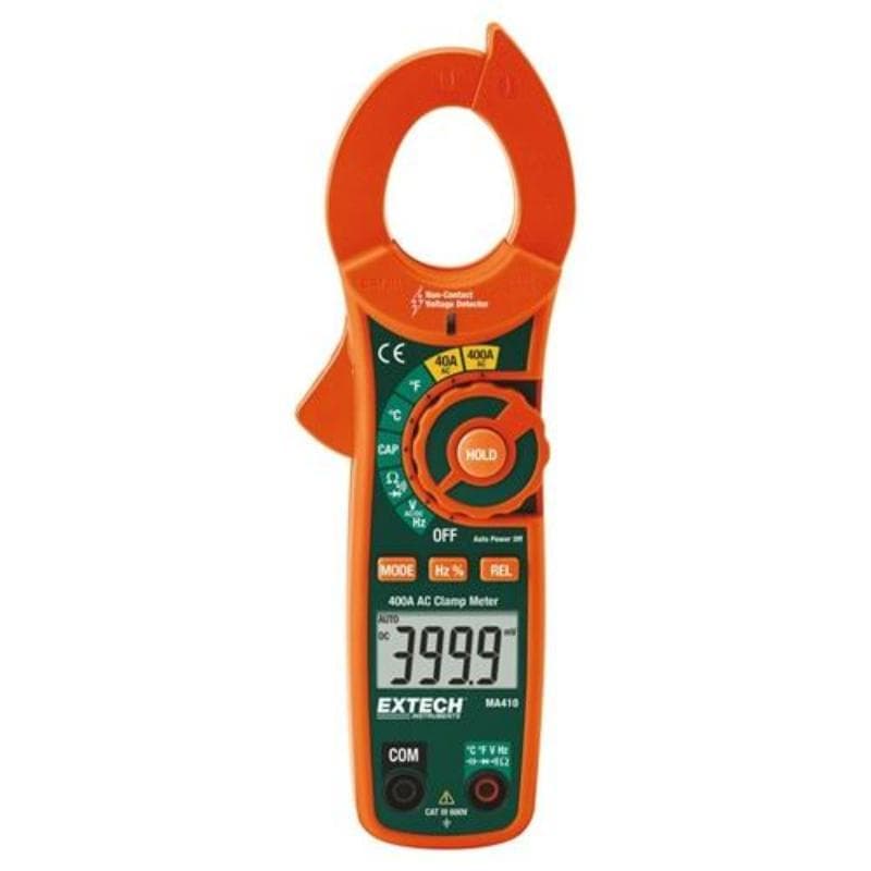 Extech – 400A AC Clamp Meter with NCV – MA410