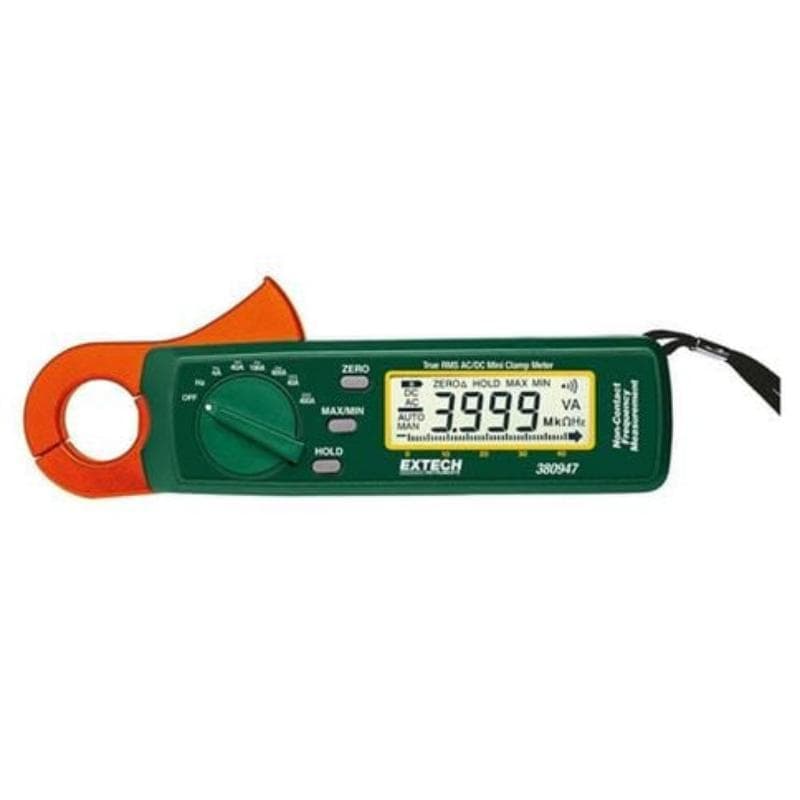 Extech – 400A True RMS AC/DC Mini Clamp Meter – 380947