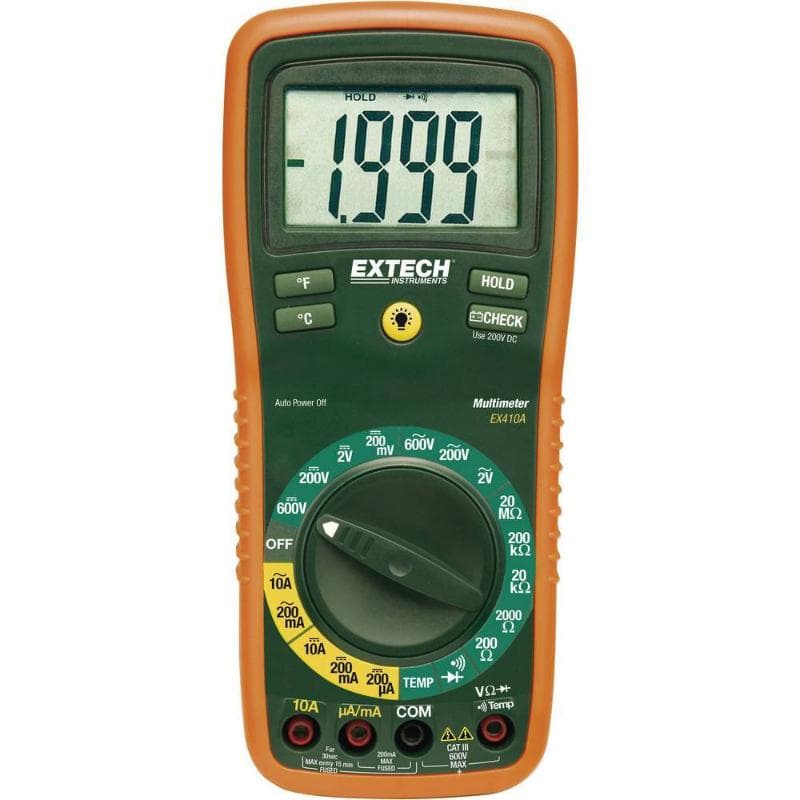 Extech – 8 Function Professional Multimeter – EX410A