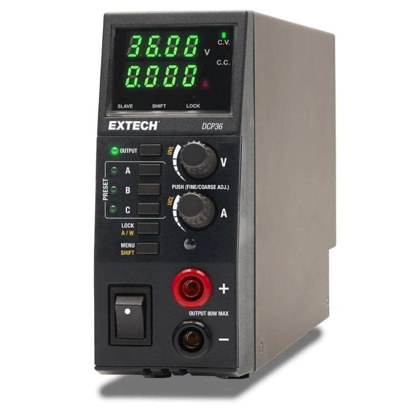 Extech – 80W Switching Mode DC Power Supply – DCP36