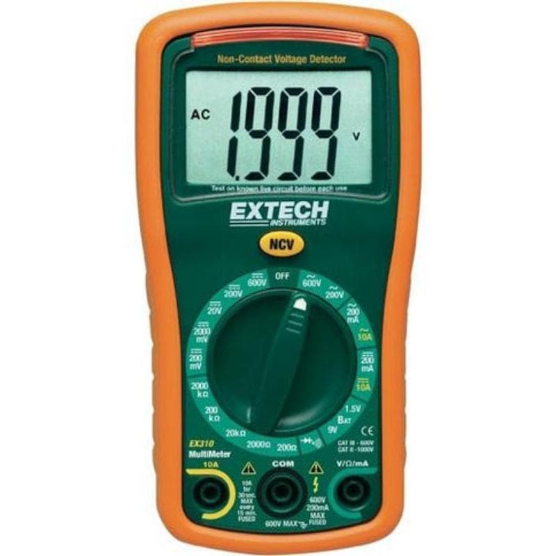 Extech – 9 Function Mini Multimeter and Non-Contact Voltage Detector – EX310
