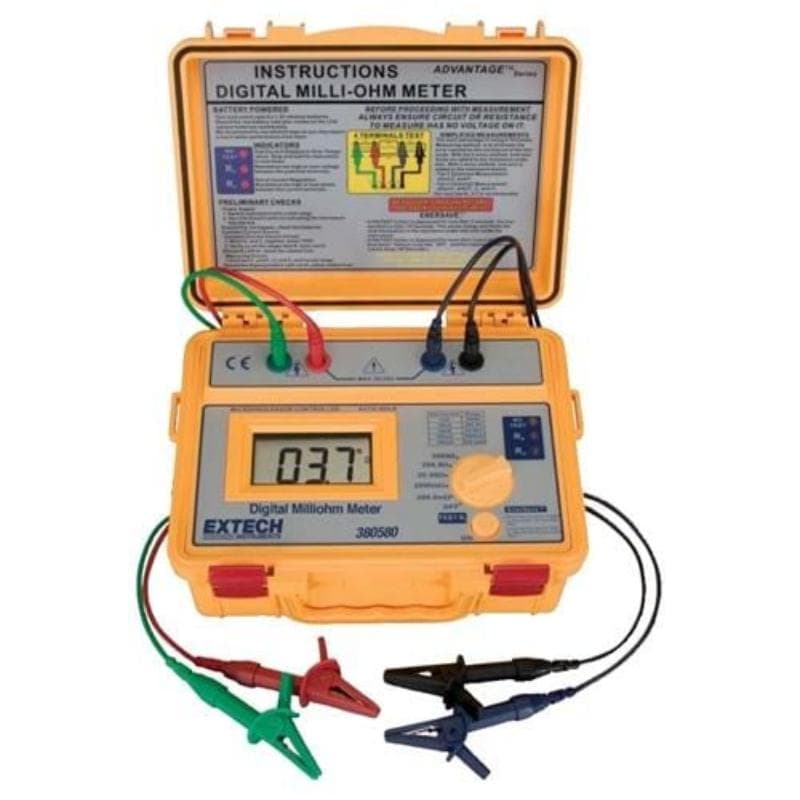 Extech – Battery Powered Milliohm Meter – 380580