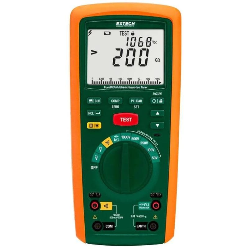 Extech – CAT IV Insulation Tester/True RMS Multimeter – MG325