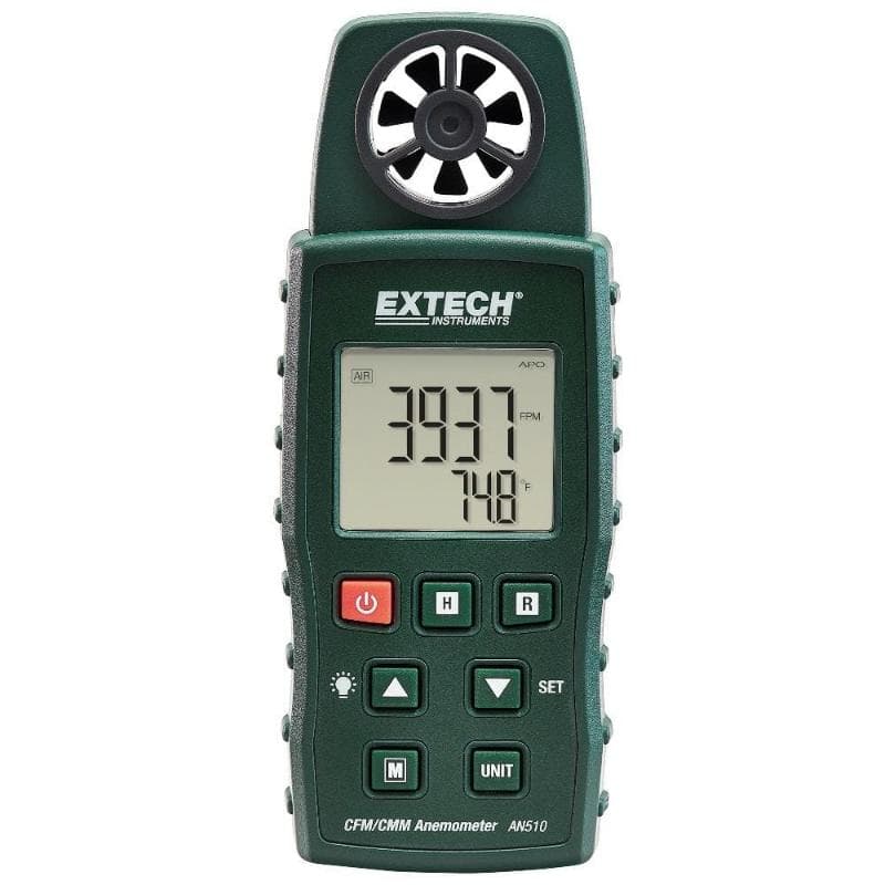 Extech – CMM/CFM Anemometer with Type K – AN510