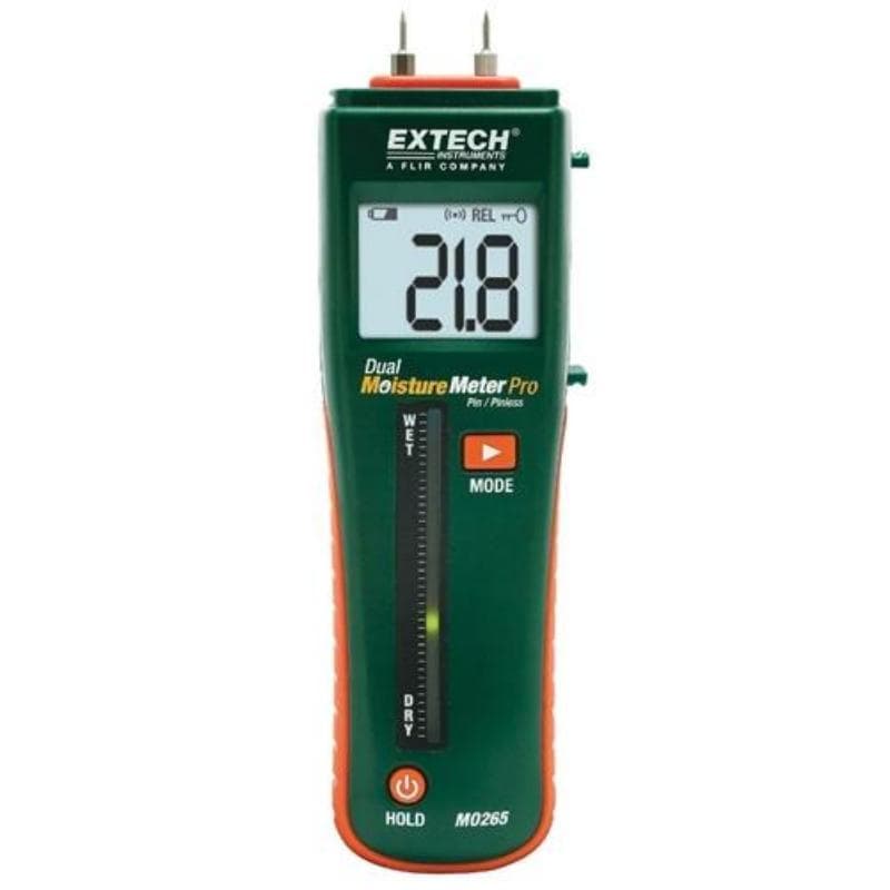 Extech – Combination Pin/Pinless Moisture Meter – MO265