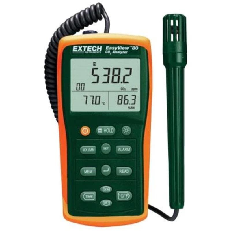 Extech – Easy View Indoor Air Quality Meter/Datalogger – EA80