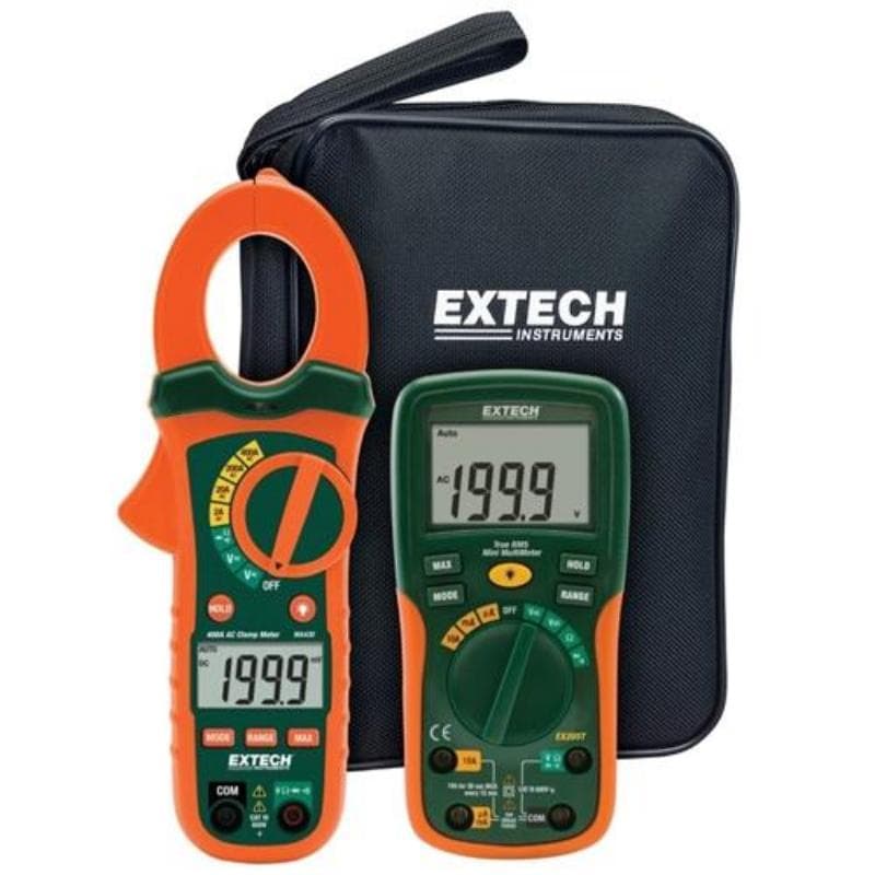 Extech – Electrical Test Kit with AC Clamp Meter – ETK30