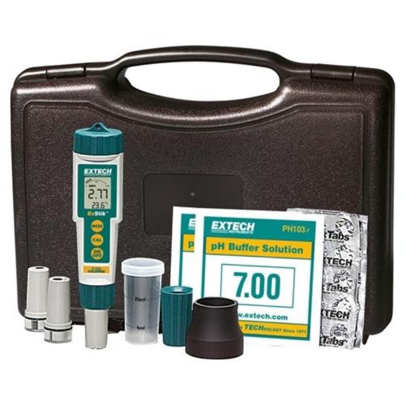Extech – ExStik 4-in-1 Chlorine, pH, ORP and Temperature Kit – EX900