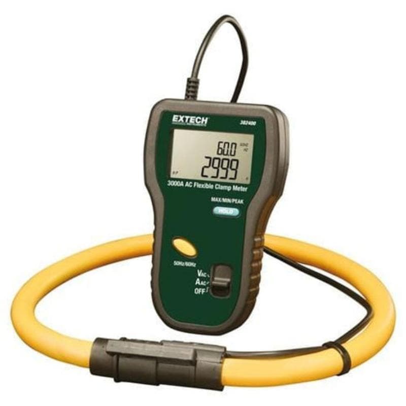 Extech – Flexible True RMS 3000A AC Current Clamp – 382400