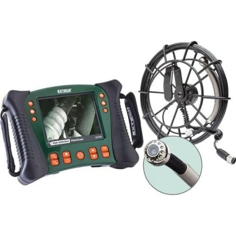 Extech – HD Video Scope Plumbing Kit with 30m Probe – HDV650-30G