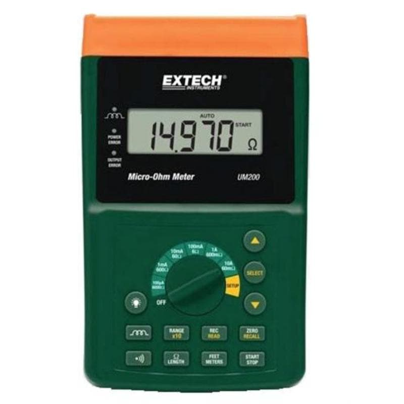Extech – High Resolution Micro Ohm Meter – UM200