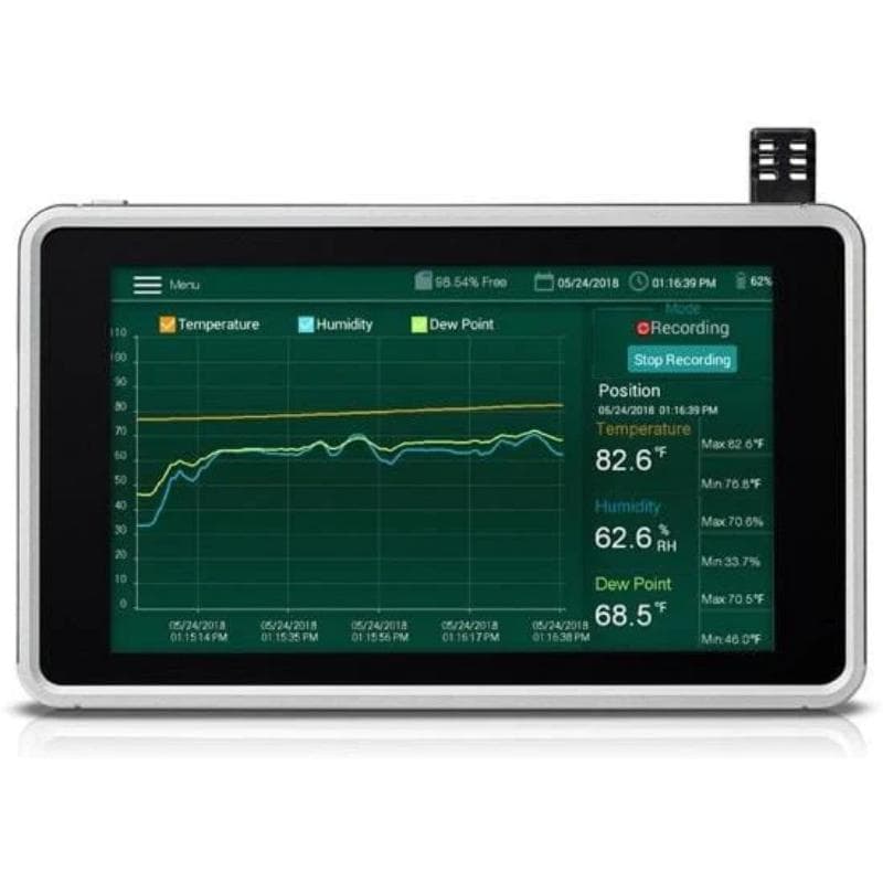 Extech – Humidity/Temperature Chart Recorder with Touch Screen – RH550