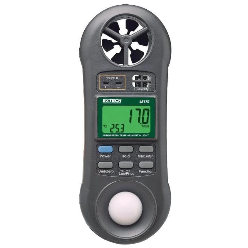 Extech – Hygro Thermo Anemometer Light Meter – 45170