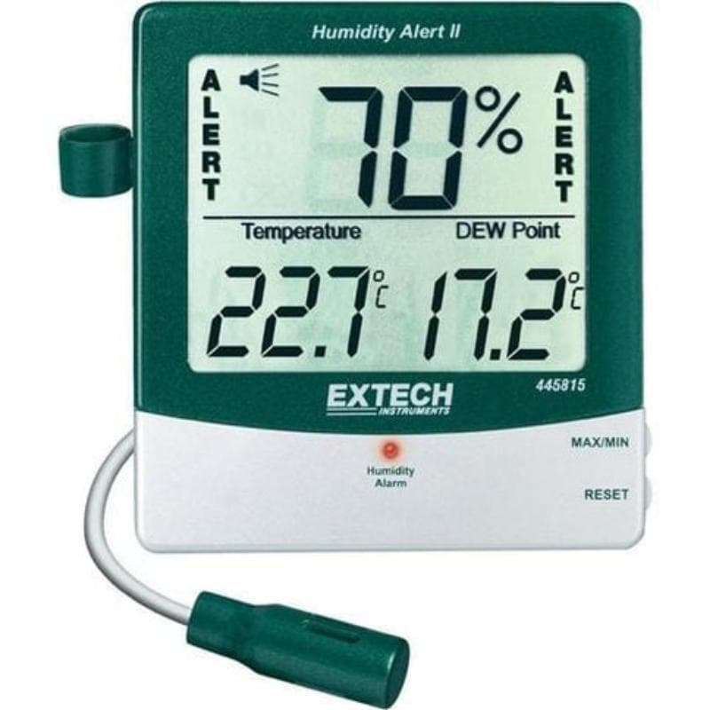 Extech – Hygro Thermometer Humidity Alert with Dew Point – 445815