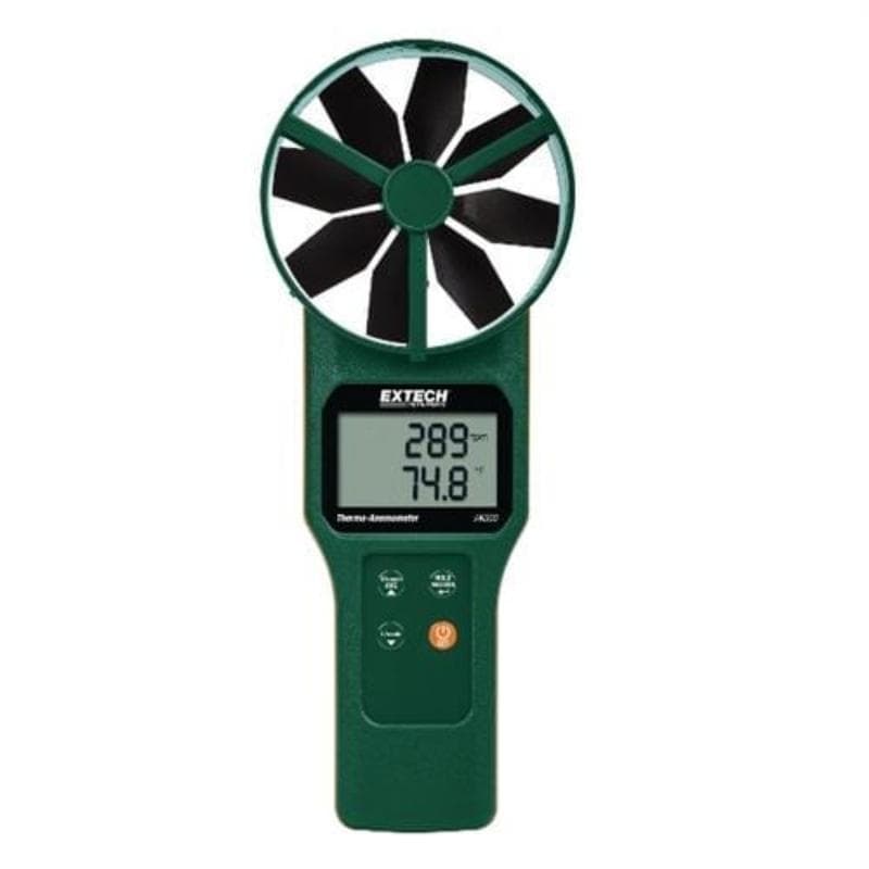 Extech – Large Vane CFM/CMM Thermo Anemometer – AN300