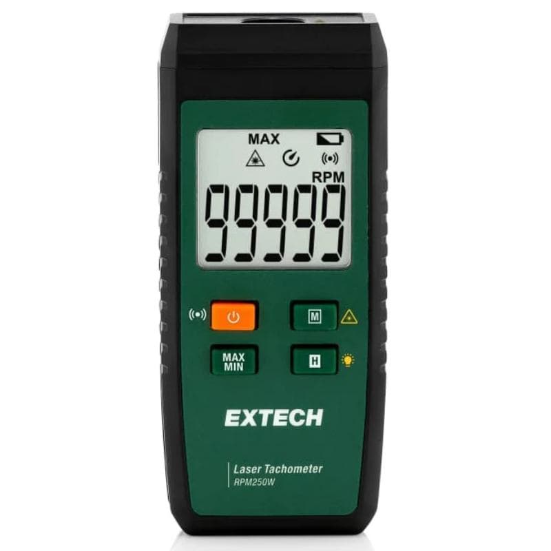 Extech – Laser Tachometer with Connectivity to ExView App – RPM250W