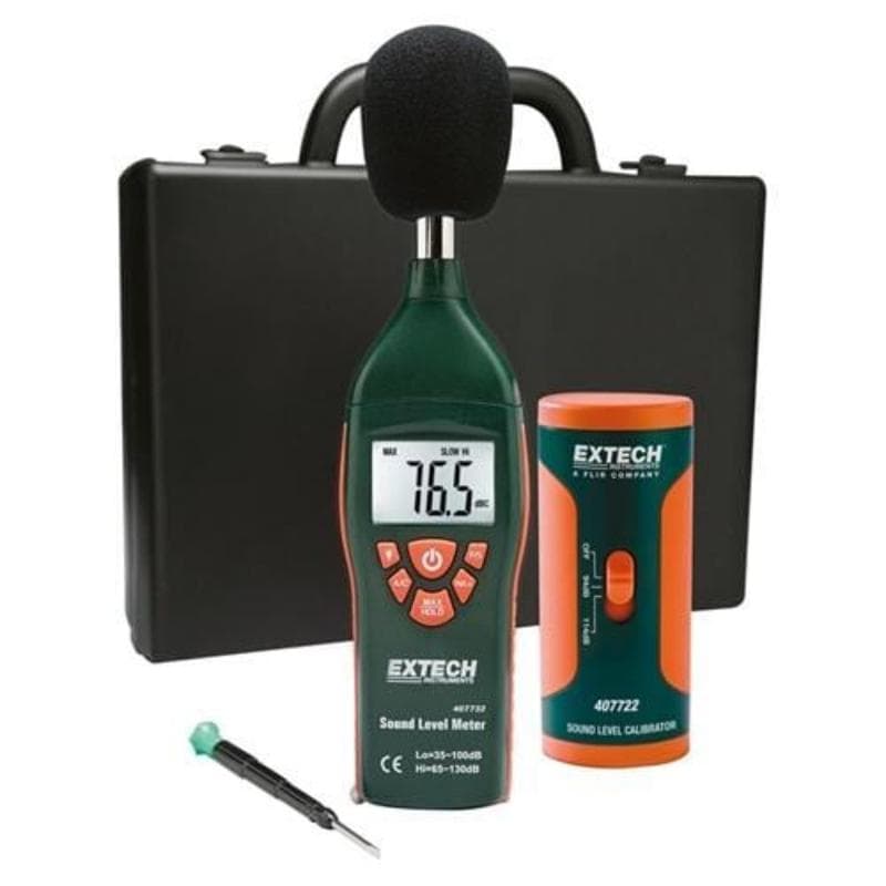 Extech – Low/High Range Sound Level Meter Kit – 407732-KIT