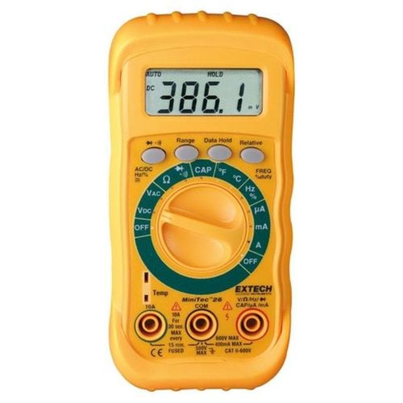 Extech – Mini Tec Autoranging Digital Multimeter – MN26T