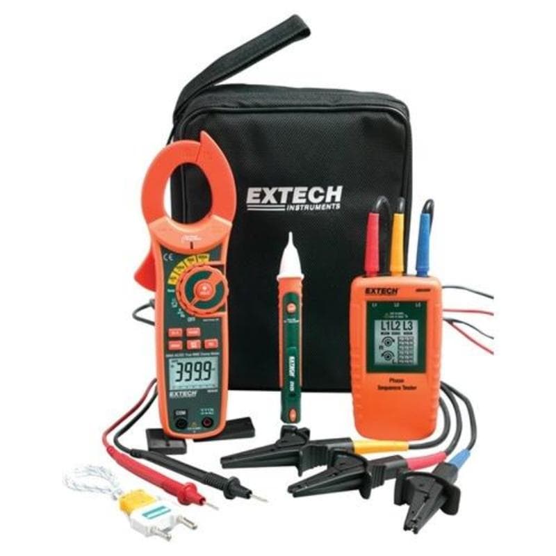 Extech – Phase Rotation/Clamp Meter Test Kit – MA640-K