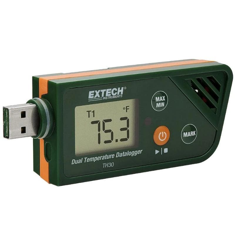 Extech – USB Dual Temperature Datalogger – TH30