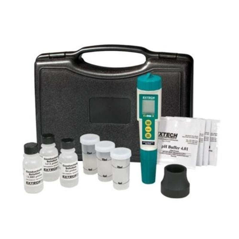 Extech – Waterproof ExStik II pH/Conductivity Meter Kit – EC510