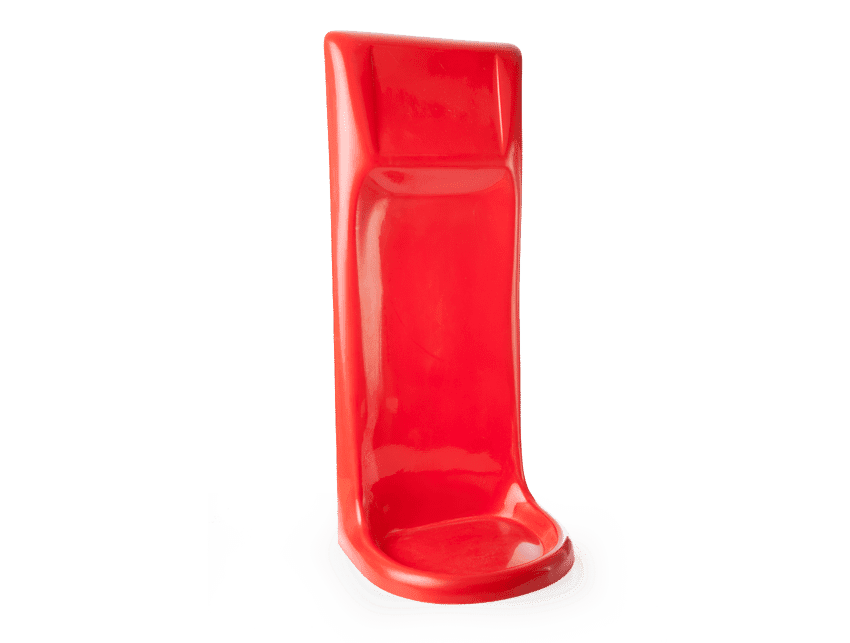 Single Fire Extinguisher Stand Ground Mounted Plastic Type