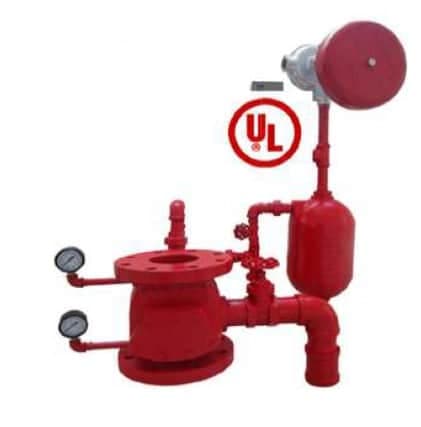 FLOWAGE 6″ Alarm Check Valve With Gong Model BS AV-100