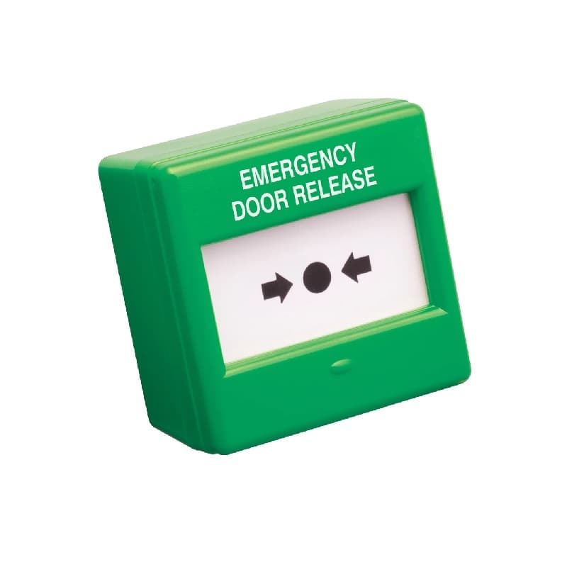 Fulleon CXM/CO/G/G/BB Universal Call Point Green with Back Box Glass