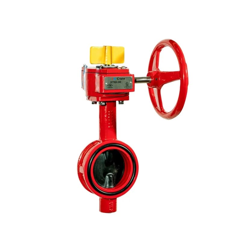 FWIC – Fire Protection Butterfly Valve 300PSI Groove Type – ST7011-300